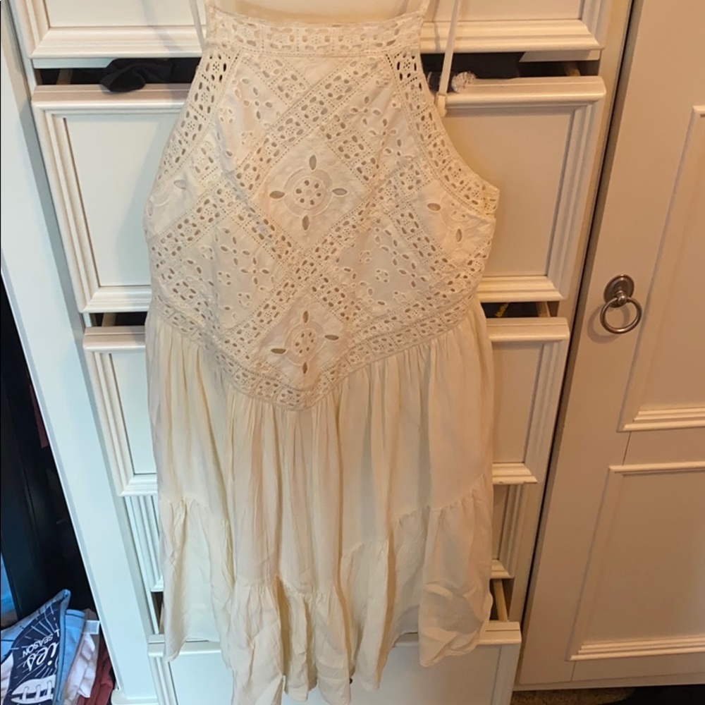 American eagle cream dress